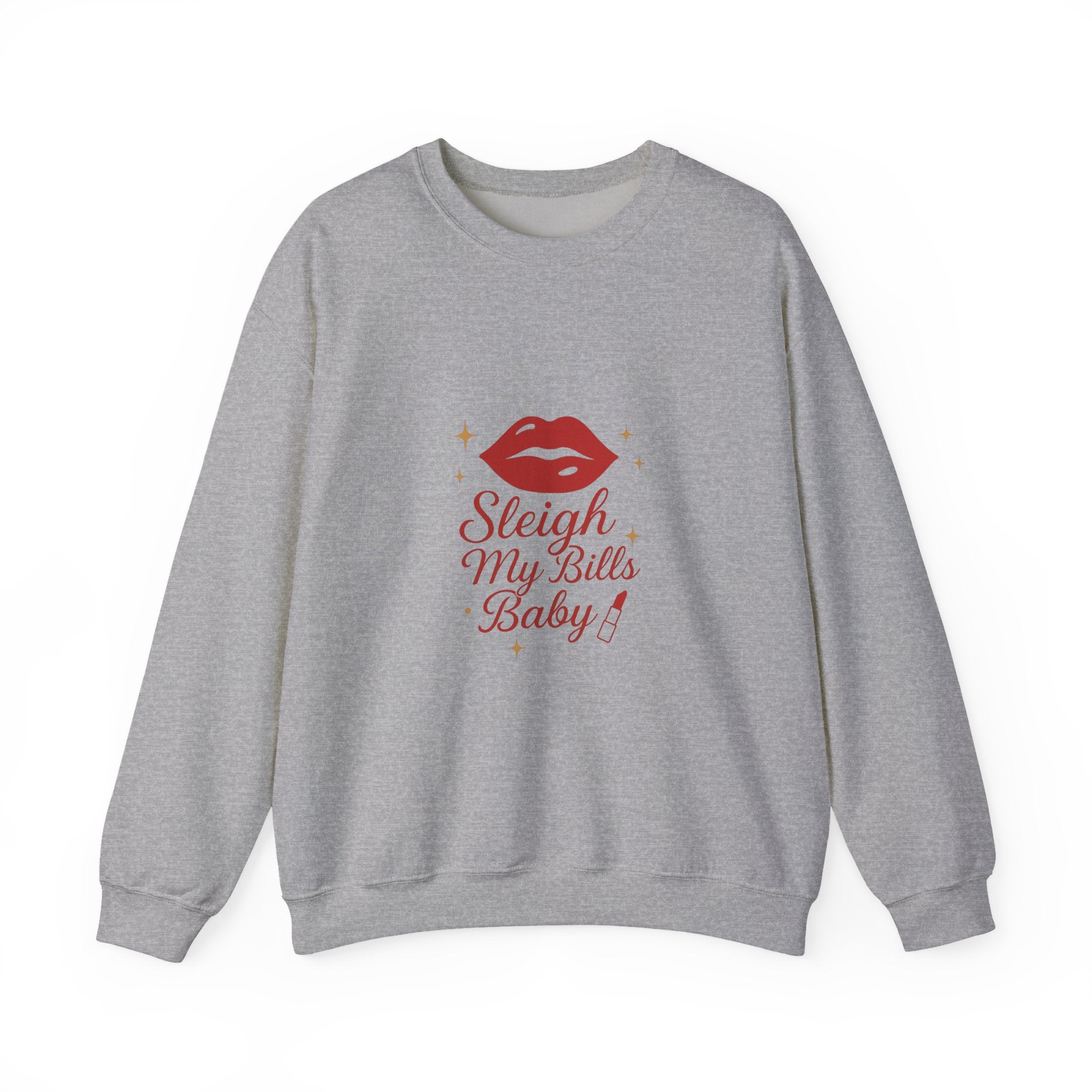 Sleigh My Bills Baby Sweatshirt – Holiday Lip Graphic Crewneck