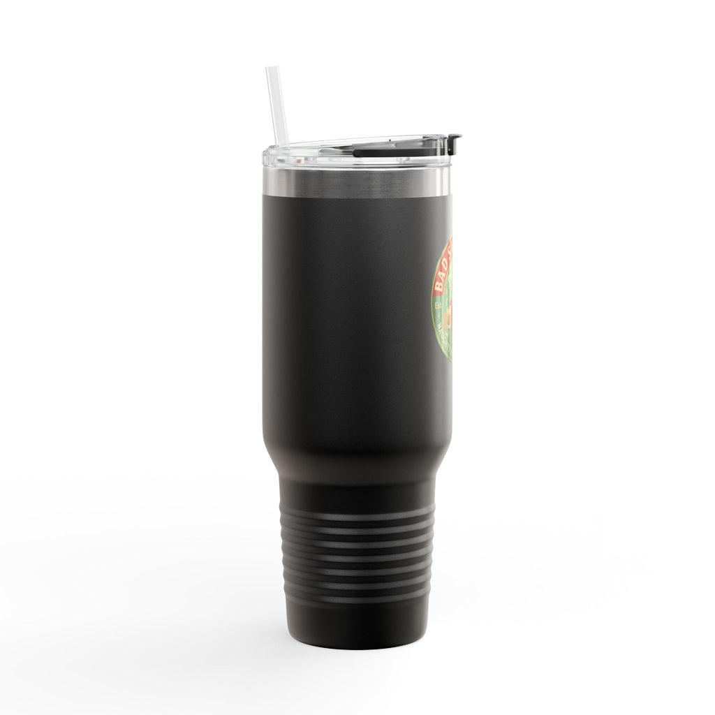 Insulated Travel Mug — "Bad Santa Club" 40oz Stainless Steel Tumbler