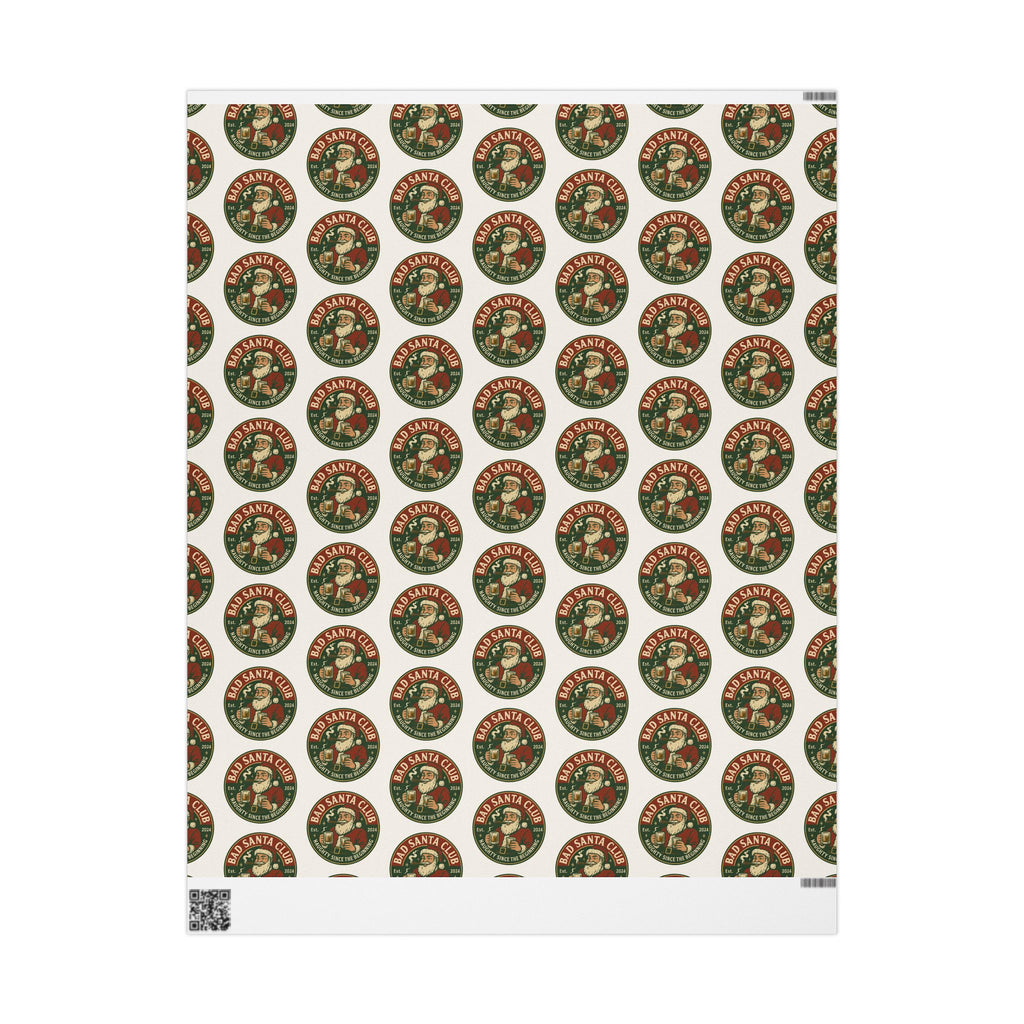 Vintage Ski Club Wrapping Paper — Retro Alpine Holiday Gift Wrap