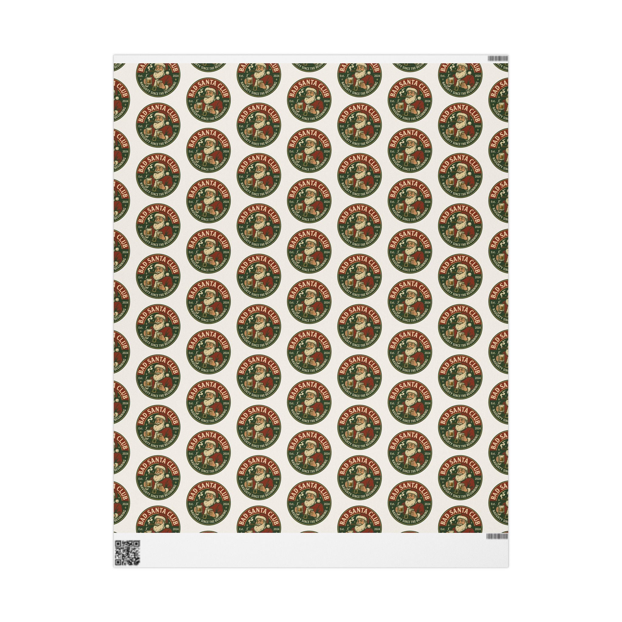 Vintage Ski Club Wrapping Paper — Retro Alpine Holiday Gift Wrap