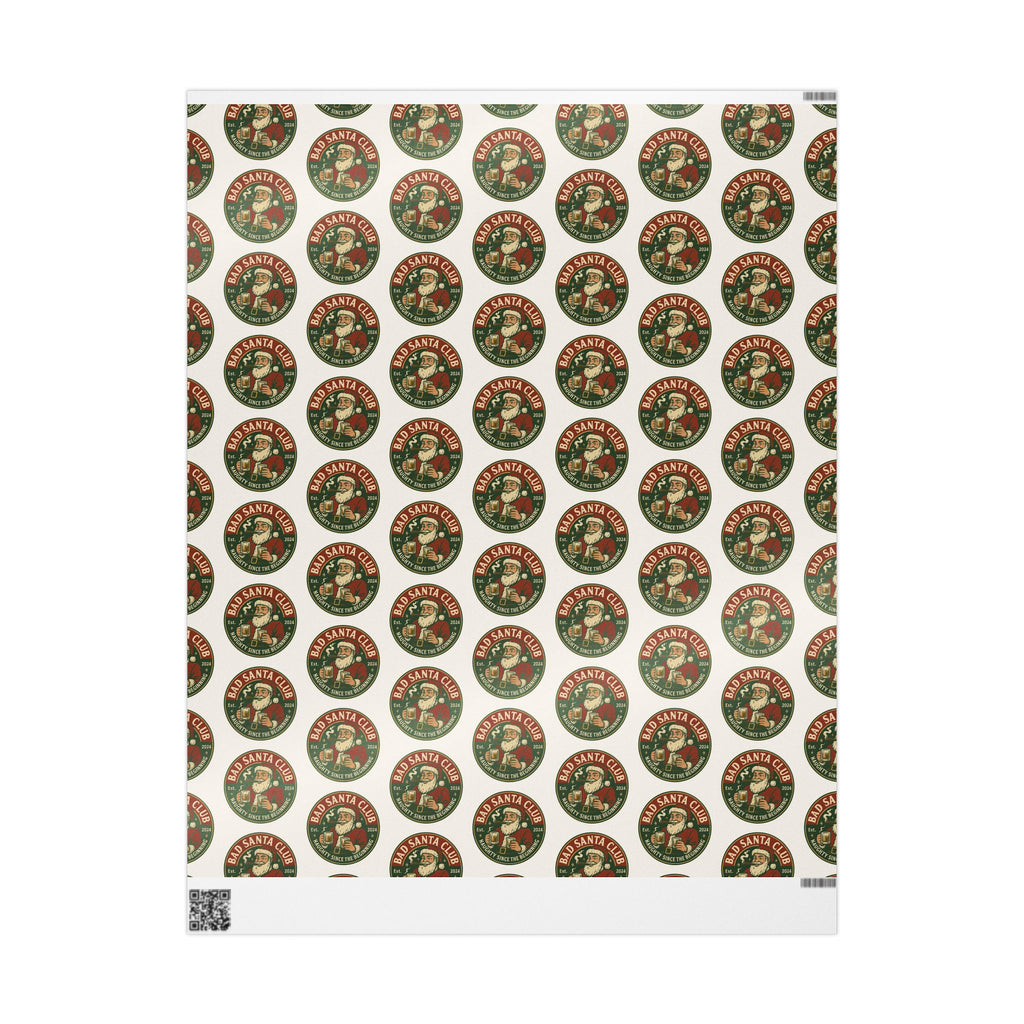 Vintage Ski Club Wrapping Paper — Retro Alpine Holiday Gift Wrap