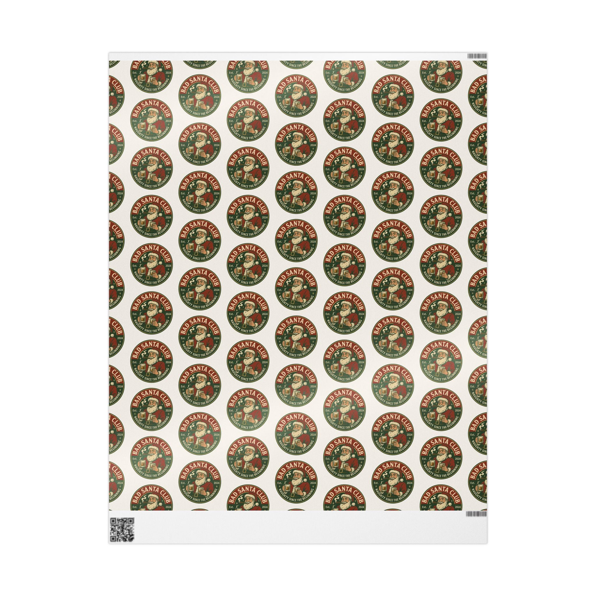 Vintage Ski Club Wrapping Paper — Retro Alpine Holiday Gift Wrap