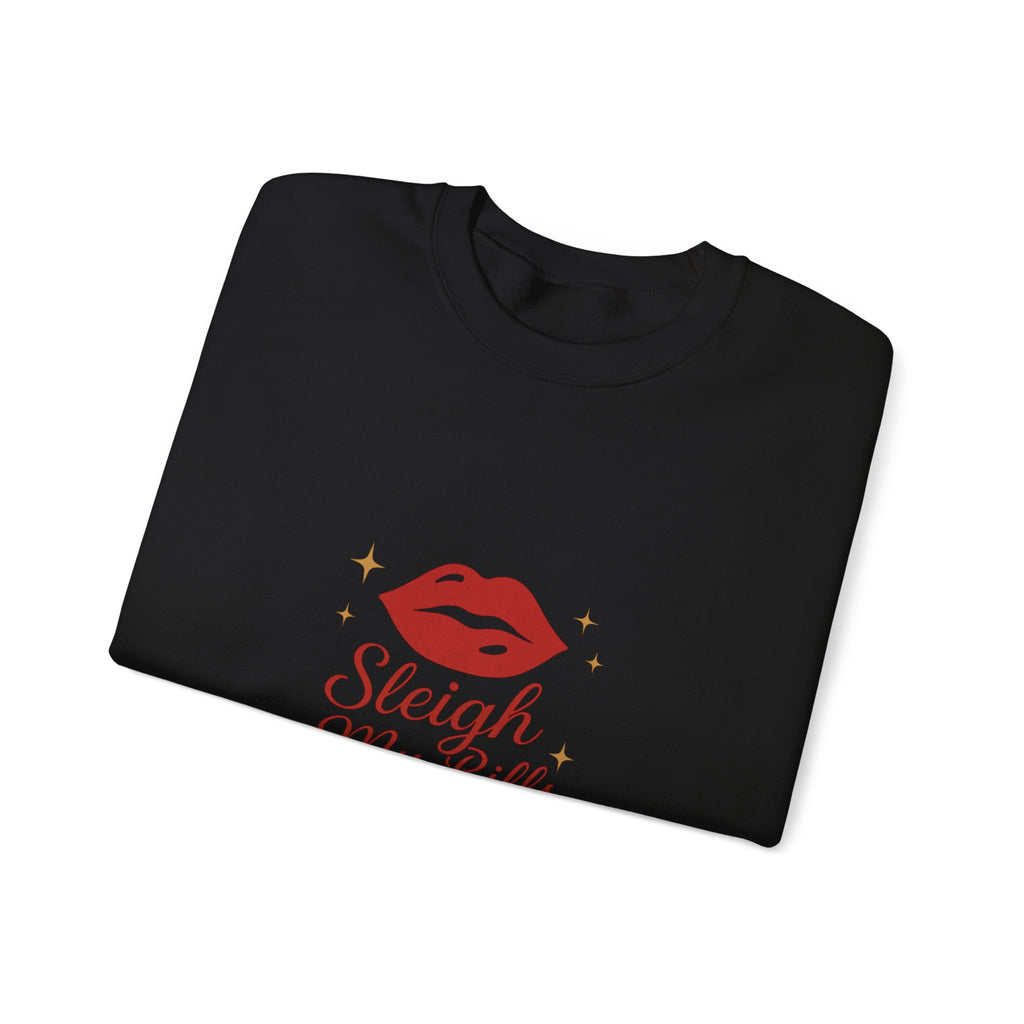 Sleigh My Bills Baby Sweatshirt – Holiday Lip Graphic Crewneck
