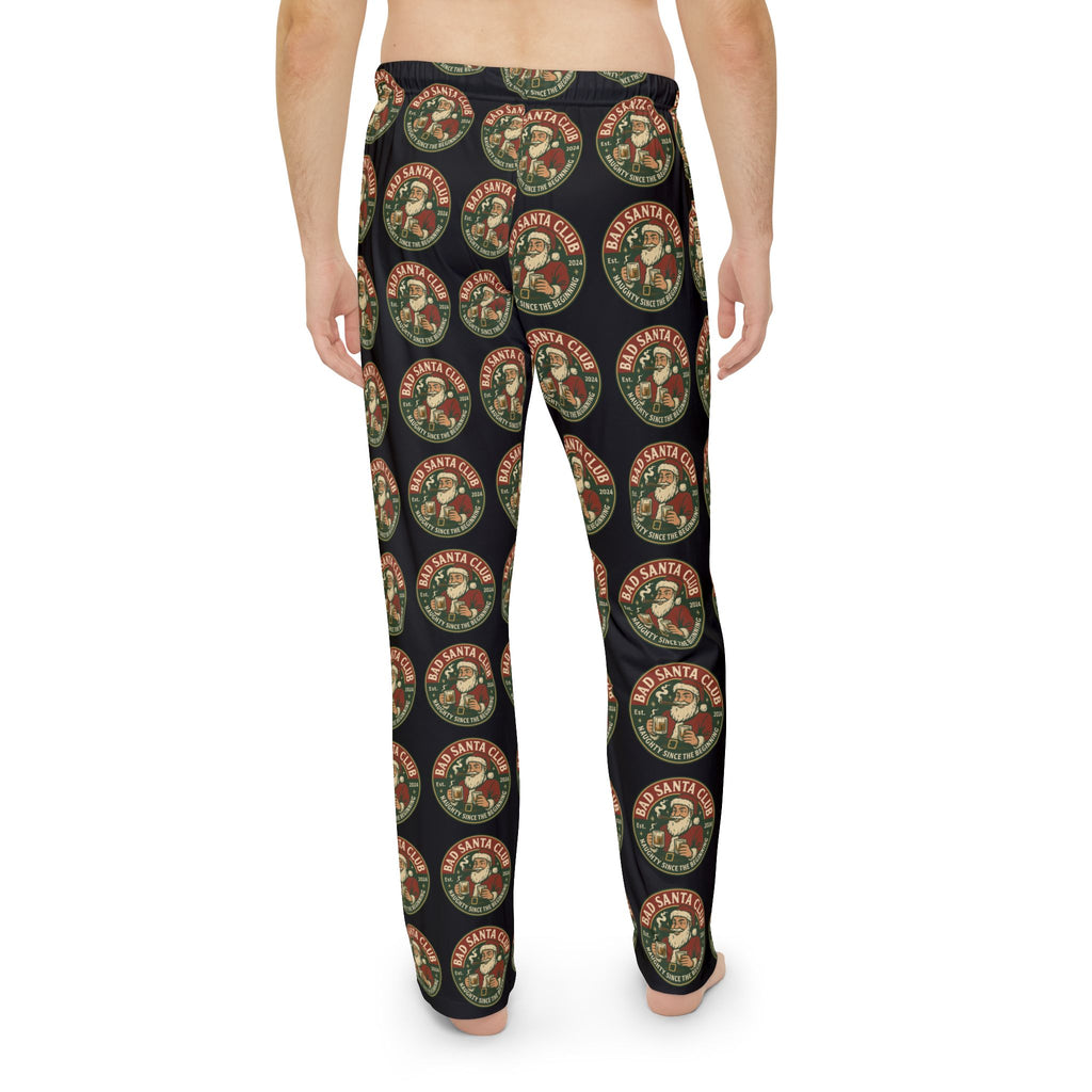 Christmas Santa Seal Pajama Pants – Vintage Holiday Men's Sleepwear